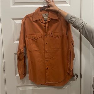 Men’s Burnt orange browning button down